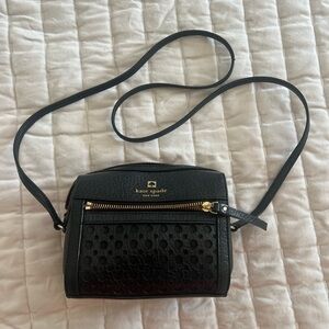 Kate Spade Black Leather Crossbody Bag